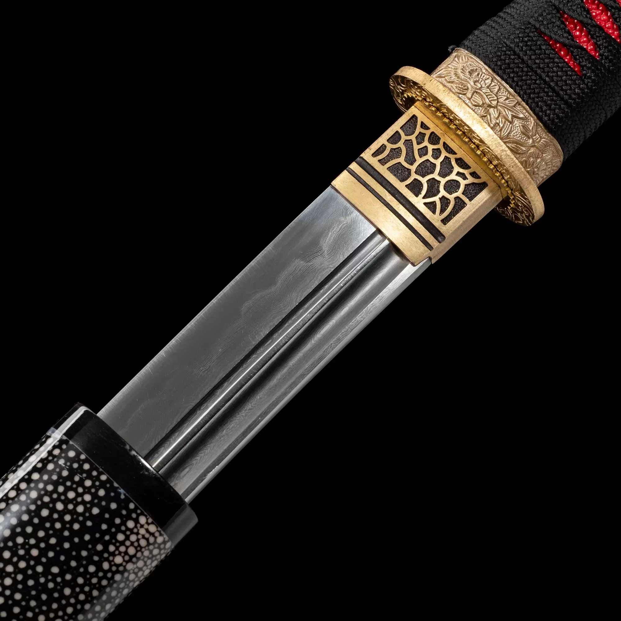 Handmade Japanese Naginata Sword Pattern Steel Full Tang